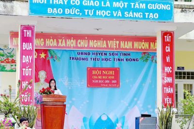 Sáng ngày 15/9/2024 Trường TH Tịnh Đông tiến hành họp phụ huynh đầu năm, năm học 2024 – 2025