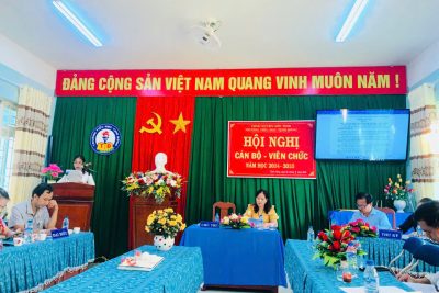 Sáng ngày 28/9/2024 Trường TH Tịnh Đông đã tổ chức Hội Nghị CB – VC năm học 2024 – 2025